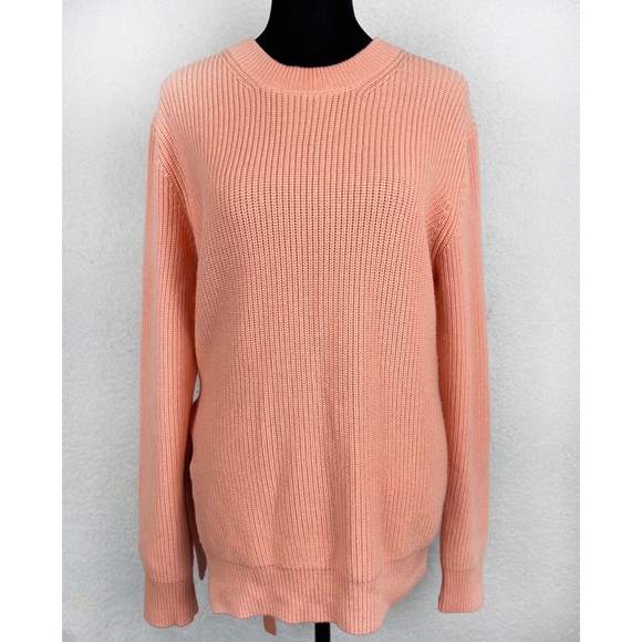 PROENZA SCHOULER • Coral Wool Cashmere Ribbed Knit Sweater - Picture 16 of 16